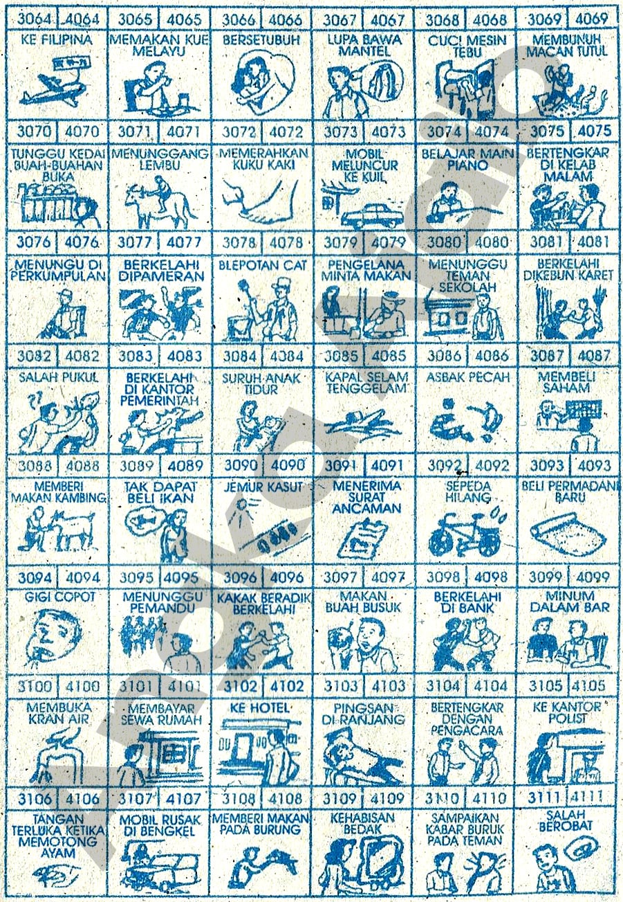 Erek Erek 4D Bergambar Lengkap 10000 Buku Mimpi 4D